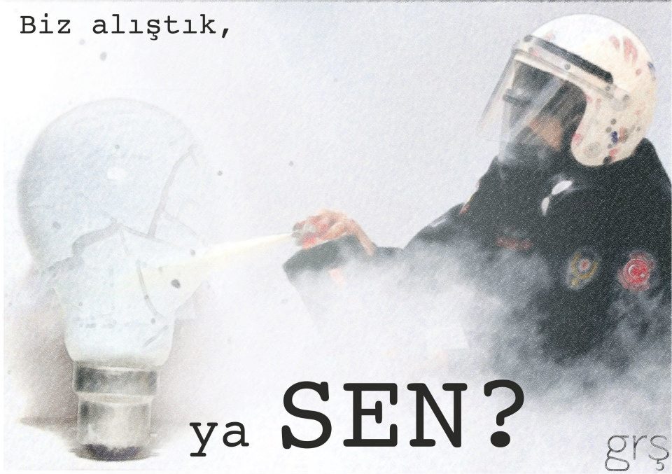 biz alıştık
