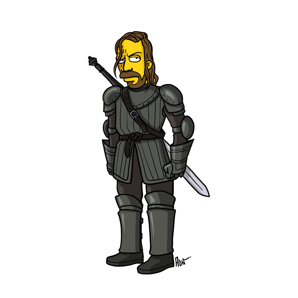 game-of-thrones-cizim-karikatur-simpsons-sandor-