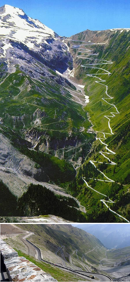 Stelvio Pass Road Trollstigen (Italy)