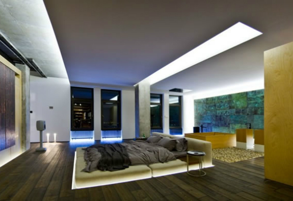 loft-dizayn-yatak-odasi