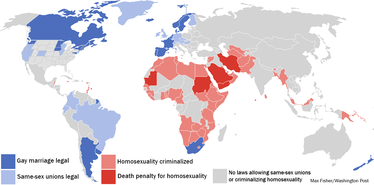 dünyada gay hakları