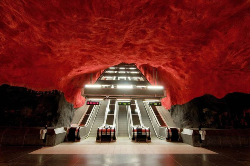 stockholm metro sanat galerisi