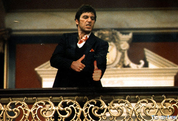 scarface thums up