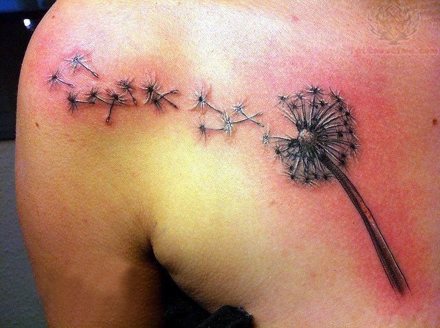 dandelion-tattoo-on-front-shoulder