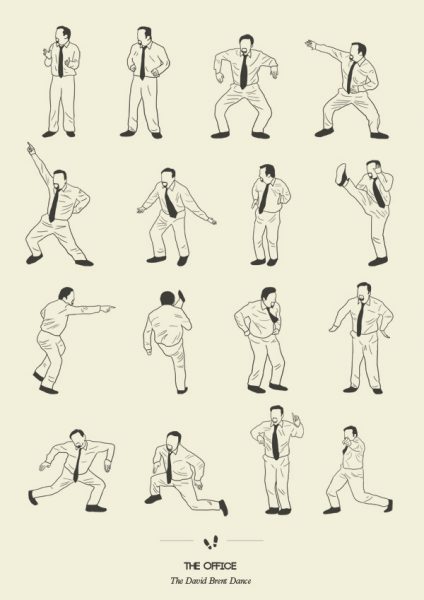 the-office-the-david-brent-dansi-illustrasyon