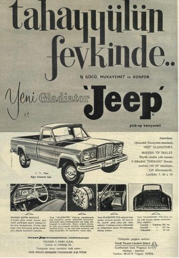 Jeep Gladiator-listelist
