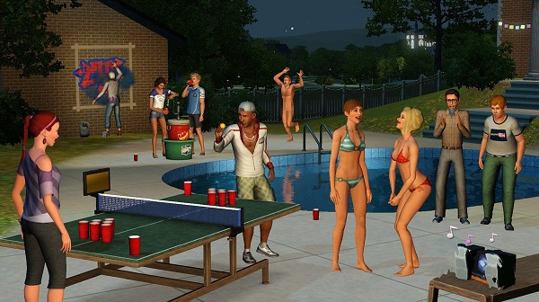 Sims_pool_party