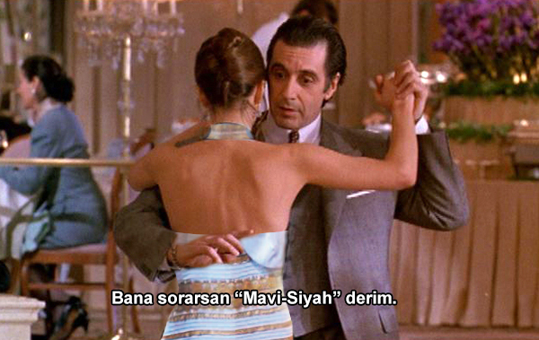 mavi siyah kadin kokusu