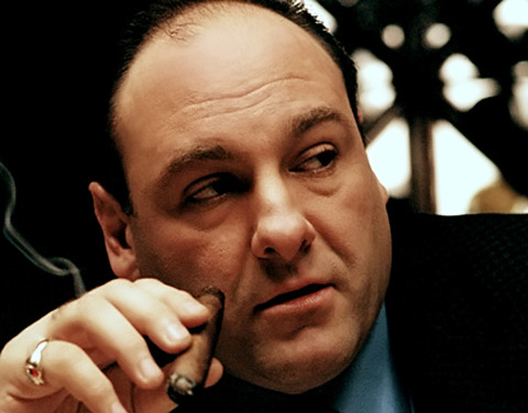 James Gandolfini in The Sopranos