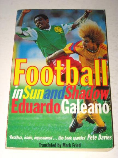 football in sun and shadow