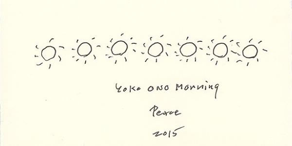 yoko ono morning peace
