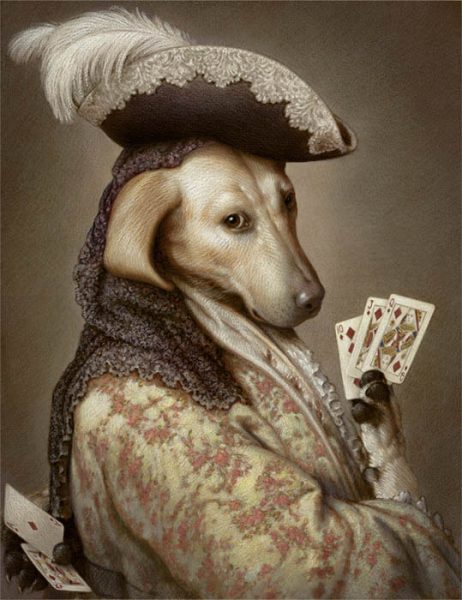 19-surreal-painting-dog-by-kurt-wenner