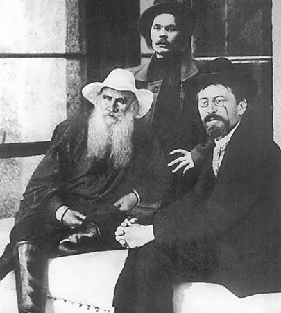 cehovTolstoy-Maxim-Gorky-and-Anton-Chekhov-listelist