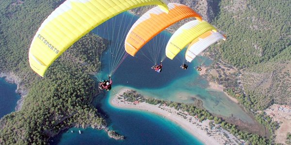 Yamaç Paraþütü Akrobasi Dünya Kupasý Türkiye'de ilk kez Ölüdeniz