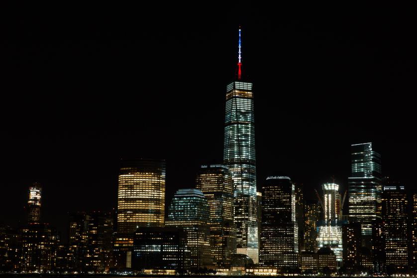 US-NEW YORK-FRANCE-ATTACK-ONE WORLD TRADE CENTER-SOLIDARITY