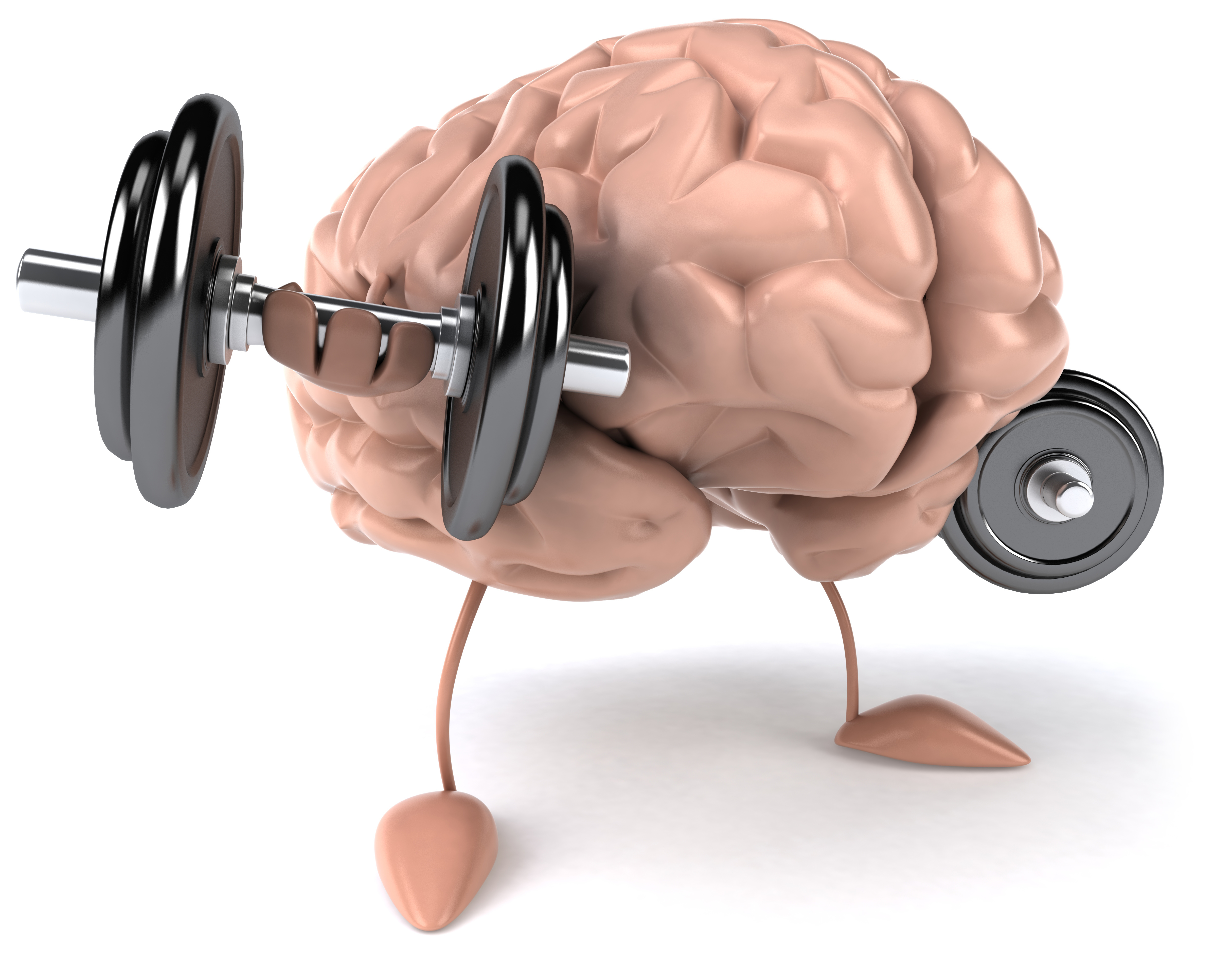 Интеллектуальное тело. Тренировка мозга. Мозг с гантелей. Сильный мозг. Умственная и физическая нагрузка.