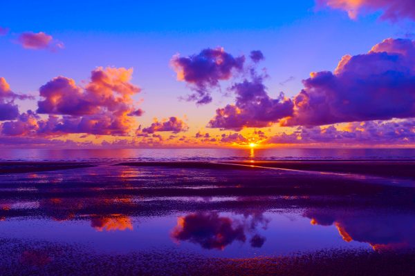 Sunset Horizon Desktop Background