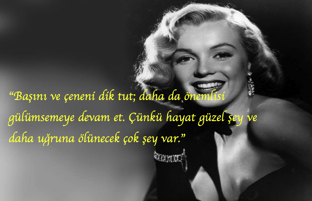 Efsane Kadin Marilyn Monroe Den Her Biri Hayat Dersi Niteliginde 18 Etkileyici Cumle Listelist Com