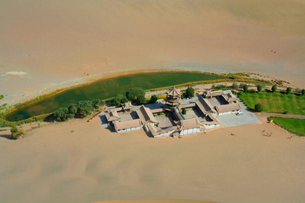 01Crescent Lake in the Gobi Desert