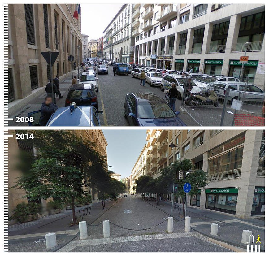 Via Miguel Cervantes de Saavedra, Napoli, Italy.