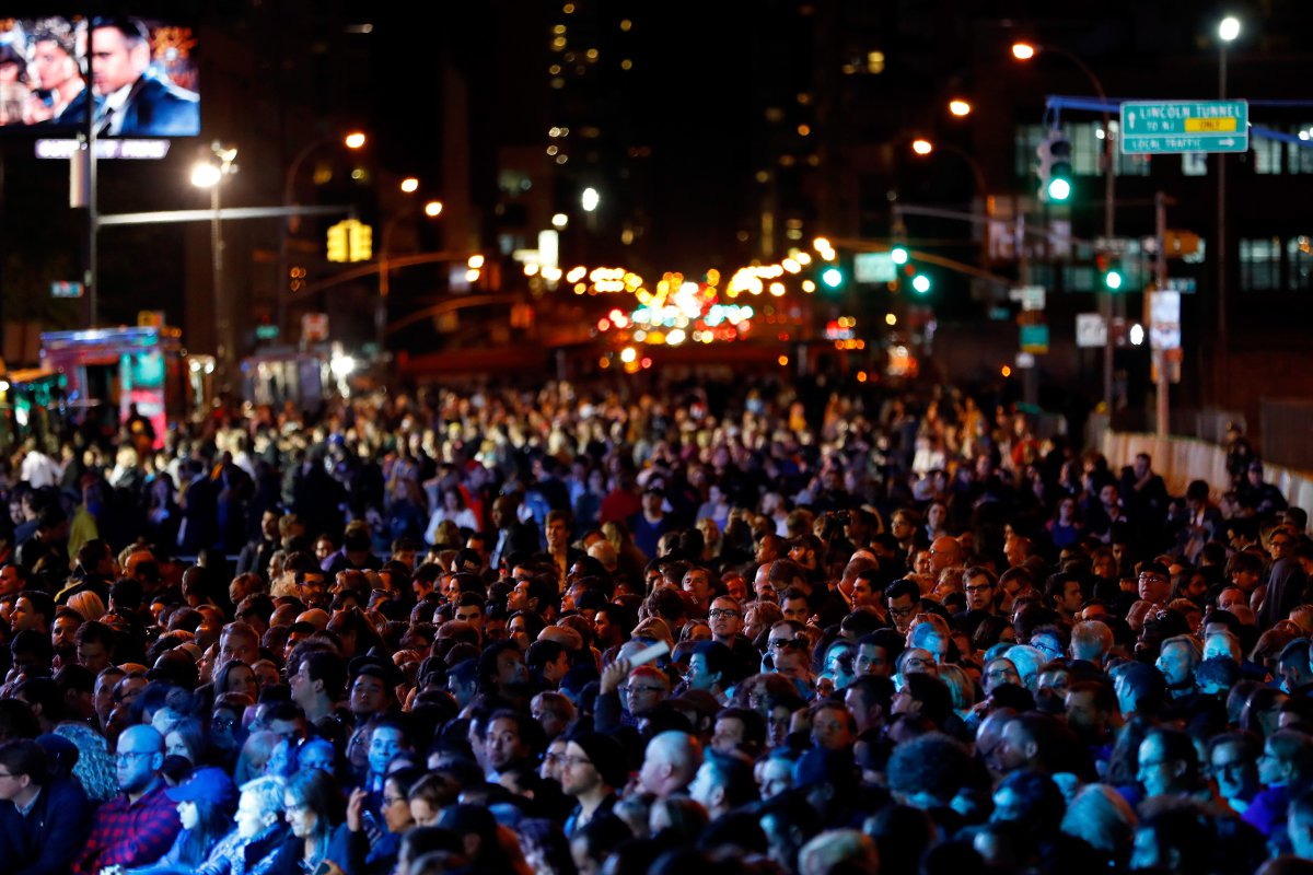 Democratic Presidential Nominee Hillary Clinton Holds Election Night Event In New York City