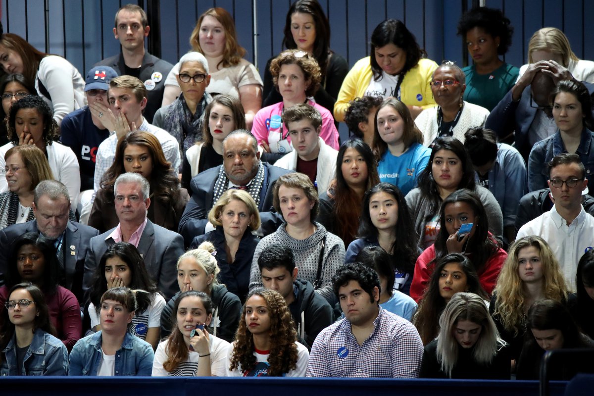 Democratic Presidential Nominee Hillary Clinton Holds Election Night Event In New York City