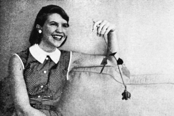 Sylvia Plath on her first day at Mademoiselle.
