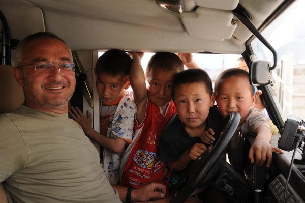 Çocuklarla… Tsagaannuur (Mogolistan)