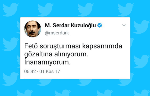 Serdar Kuzuloğlu gözaltına alındı iddiası Serdar Kuzuloğlu gözaltına alındı iddiası