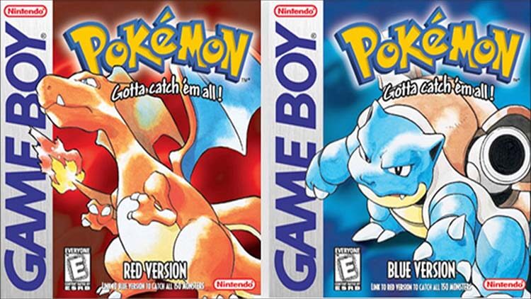 En Çok Satan 10 Oyun Pokeman Red and Blue