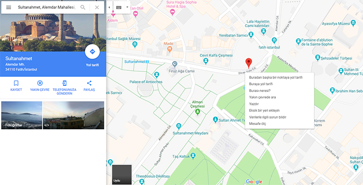 google konum bulma