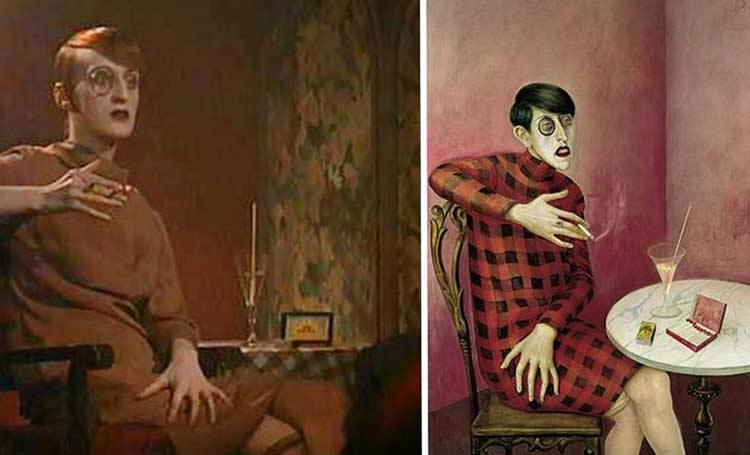 cabaret-filmi-portrait-of-the-journalist-sylvia-von-harden-tablosu-resmi-resim