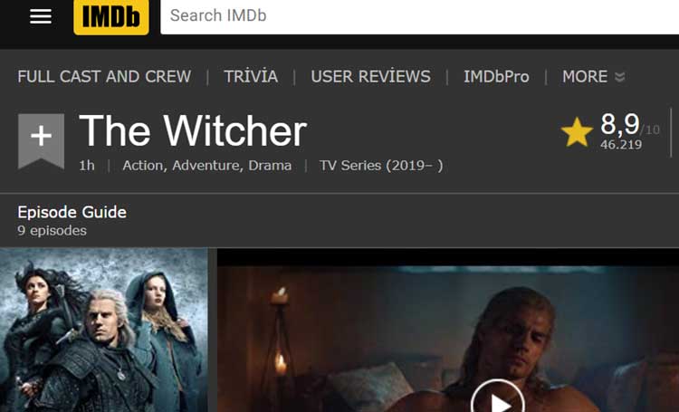 imdb puanı
