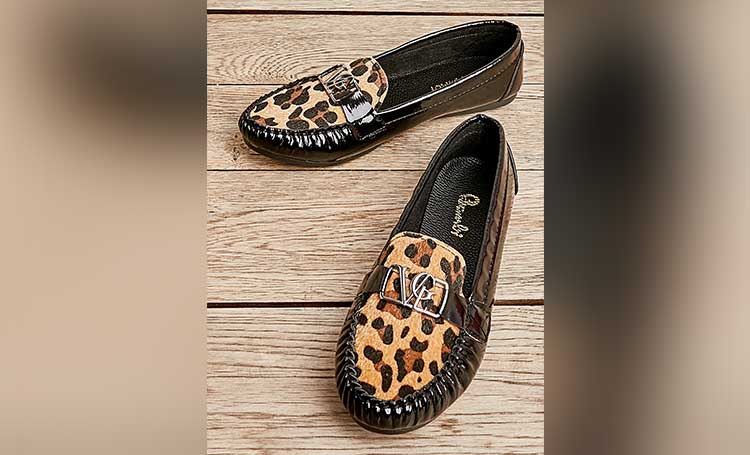 leopar rugan ayakkabı