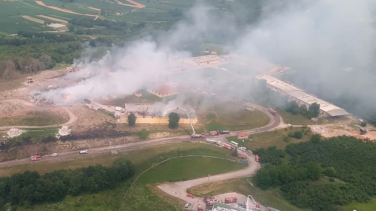 Sakarya'daki havai fişek fabrikası patlaması