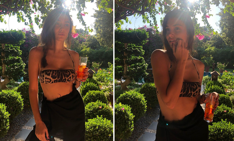 Hande Erçel bikinili poz instagram listelist