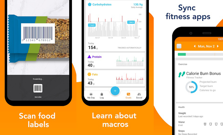 Calorie Counter by Lose It telefon sağlık uygulamaları listelist