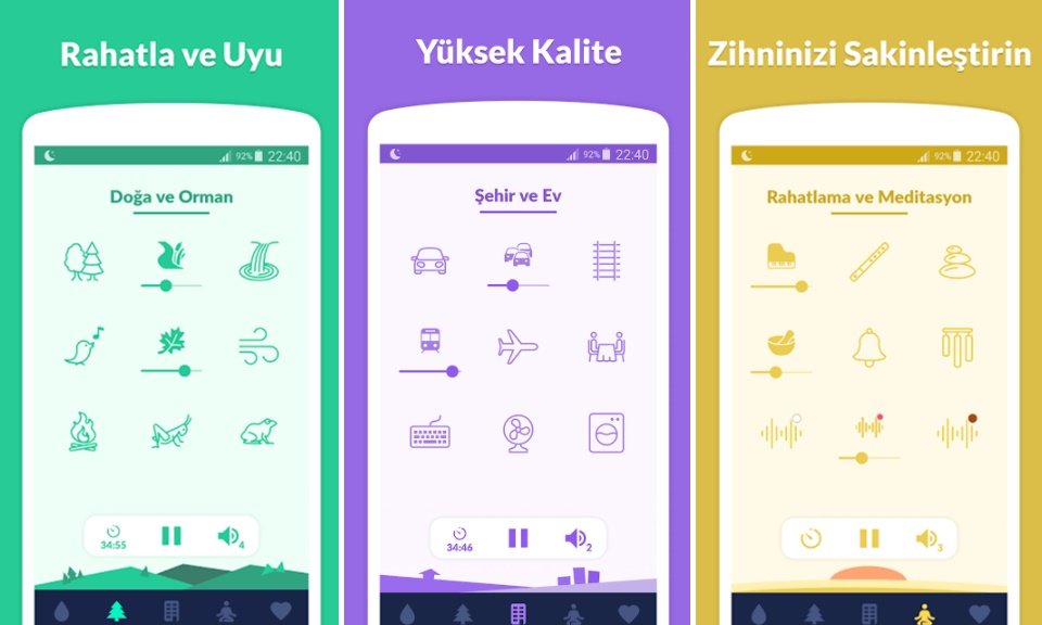 Rahatlatıcı müzik uygulamaları